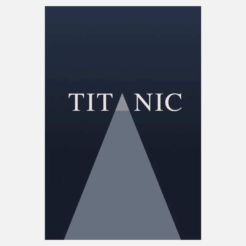 Affiche TITANIC Minimal Concept
