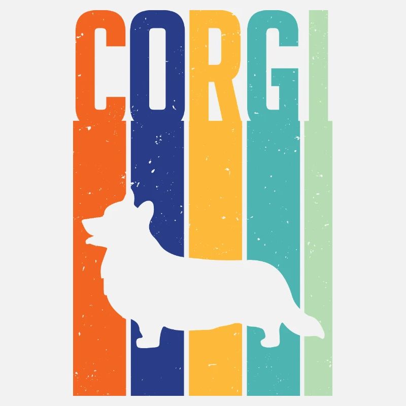 Corgi Cadeau Drôle de Diction Vintage Rétro