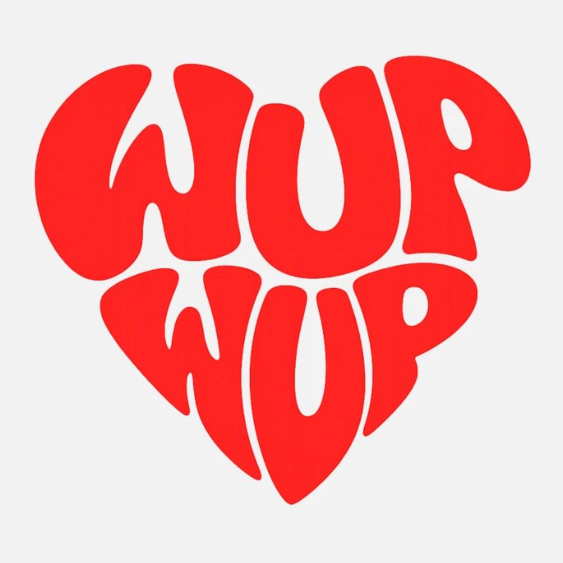 Herzförmige WUP WUP