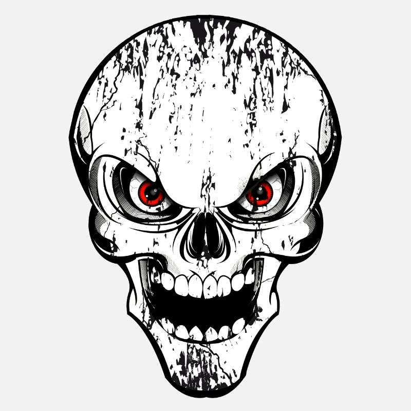skull grunge style