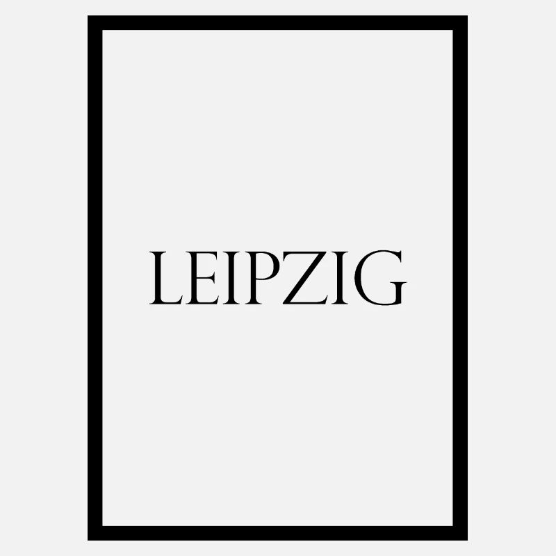Leipzig, schlichter Statement Schriftzug