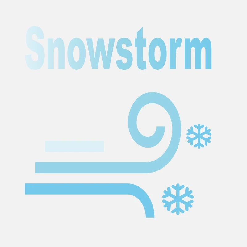 Tempête de neige - Schneesturm