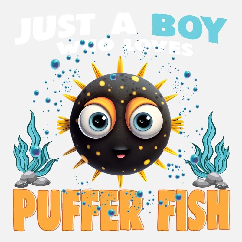 Just a Boy who Loves PUFFER FISH