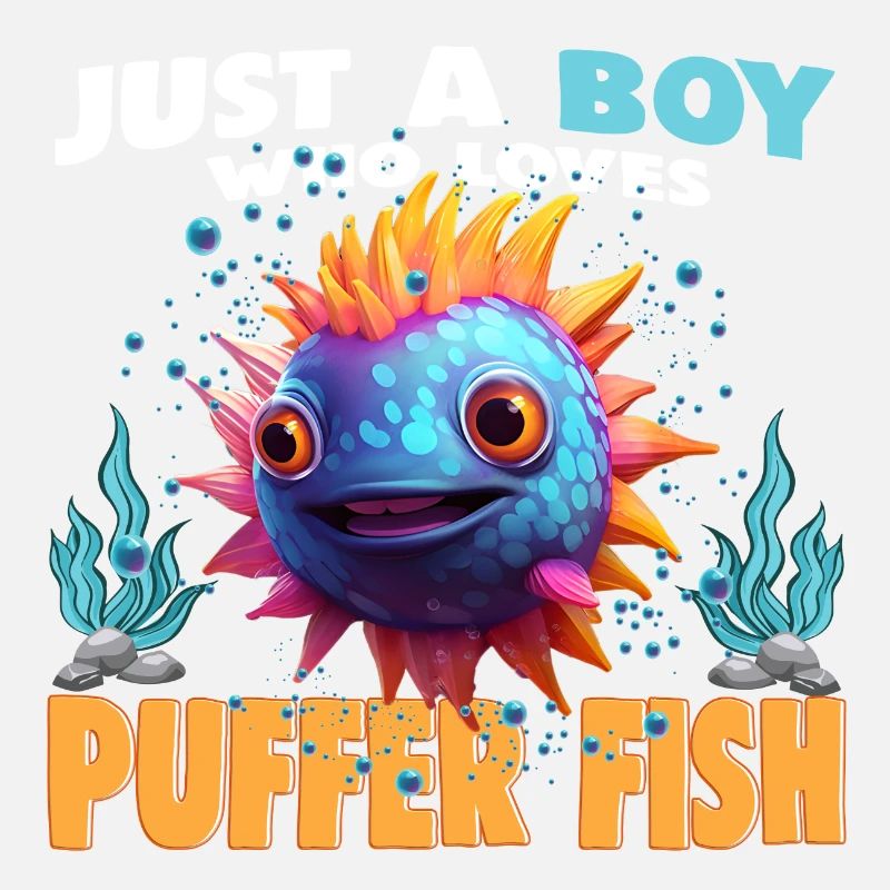 Just a Boy who Loves PUFFER FISH