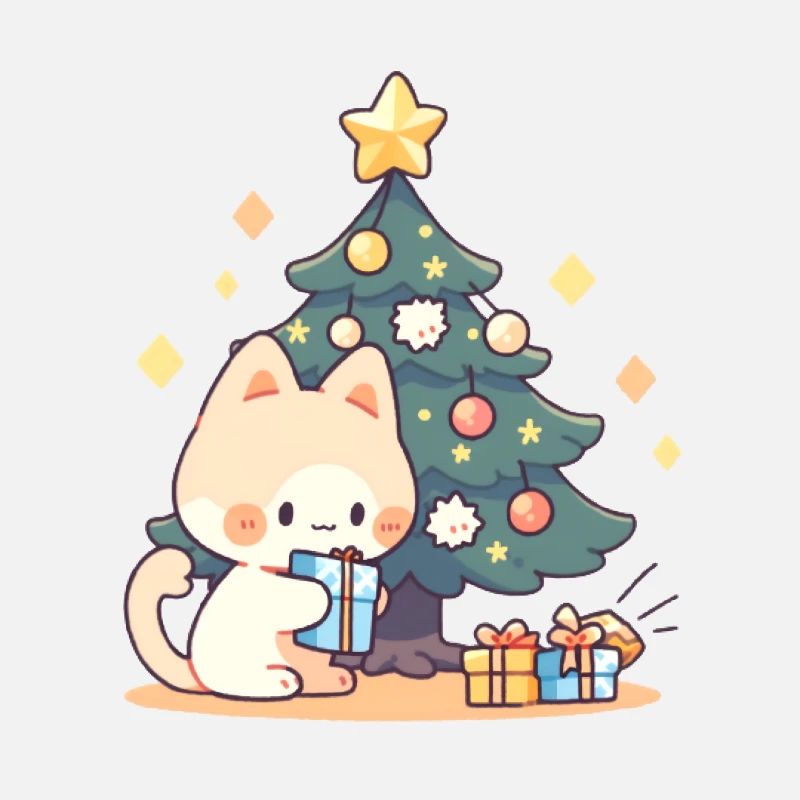 Cat Chritmas tree