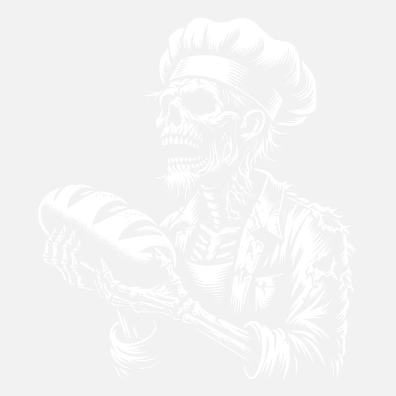 Zombie Bäcker gruseliger Bäcker
