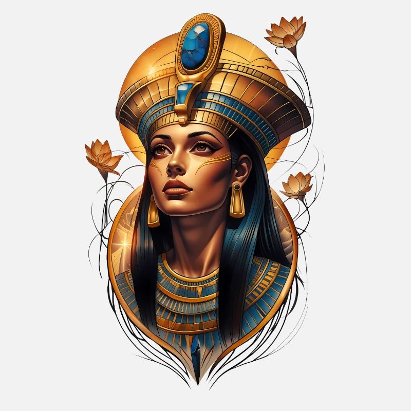 Die königliche Anmut einer majestätischen Ägypterin