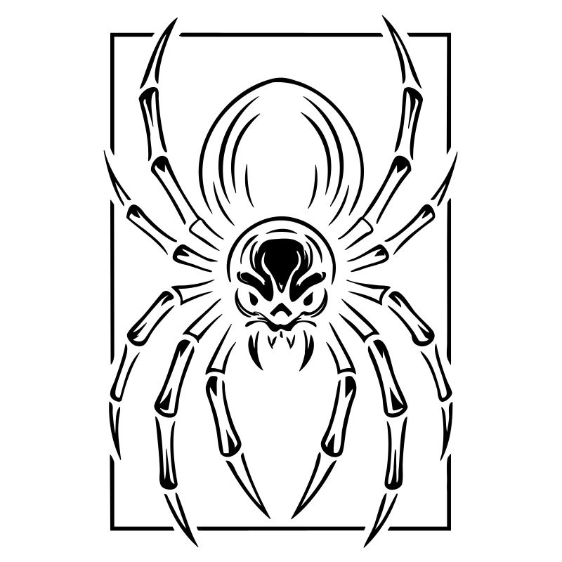 Stylized spider
