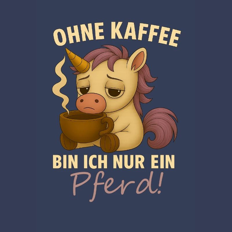 Ohne Kaffee bin ich nur ein Pferd