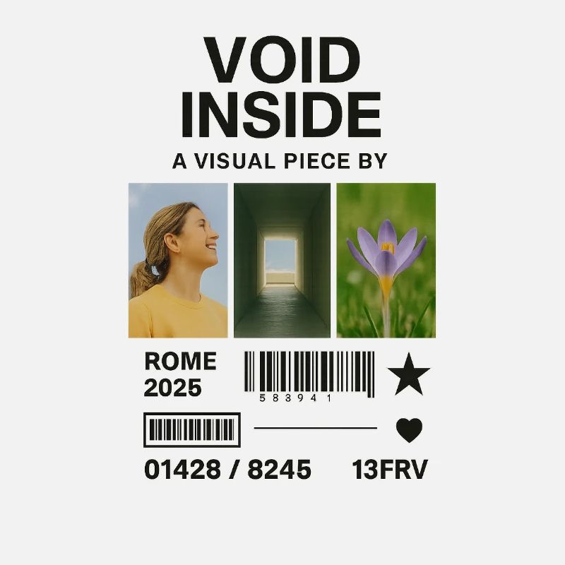 Inner Void: Collage Light Flower
