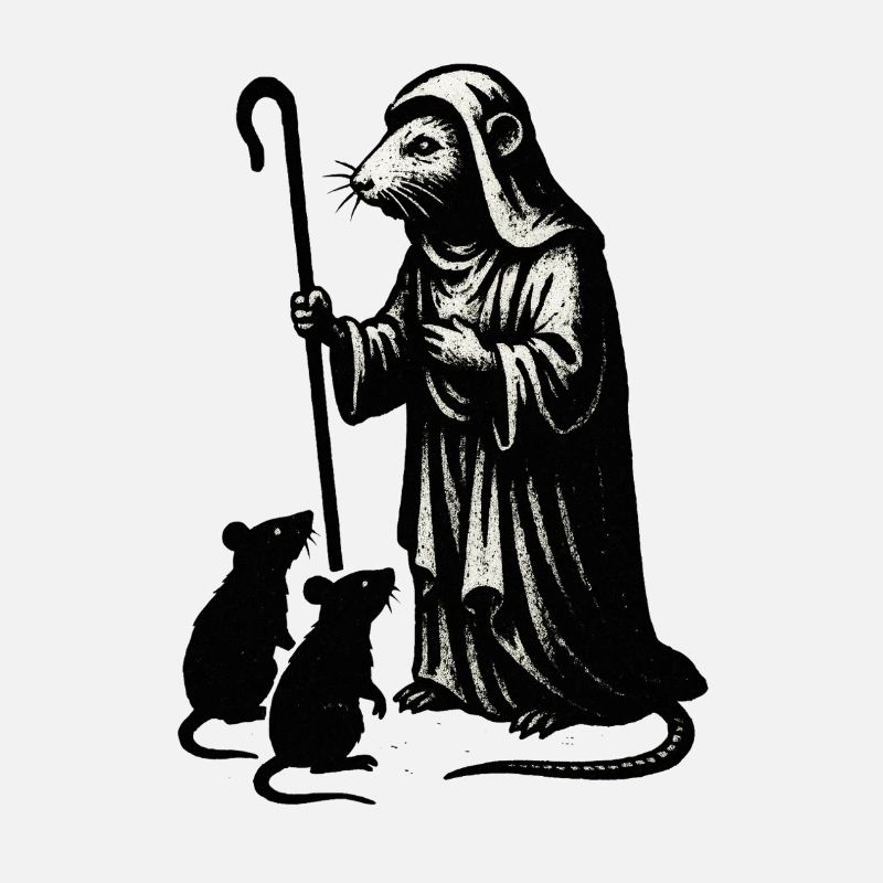Médecin de la peste et souris