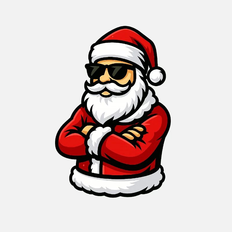 Cooler Santa mit Sonnenbrille