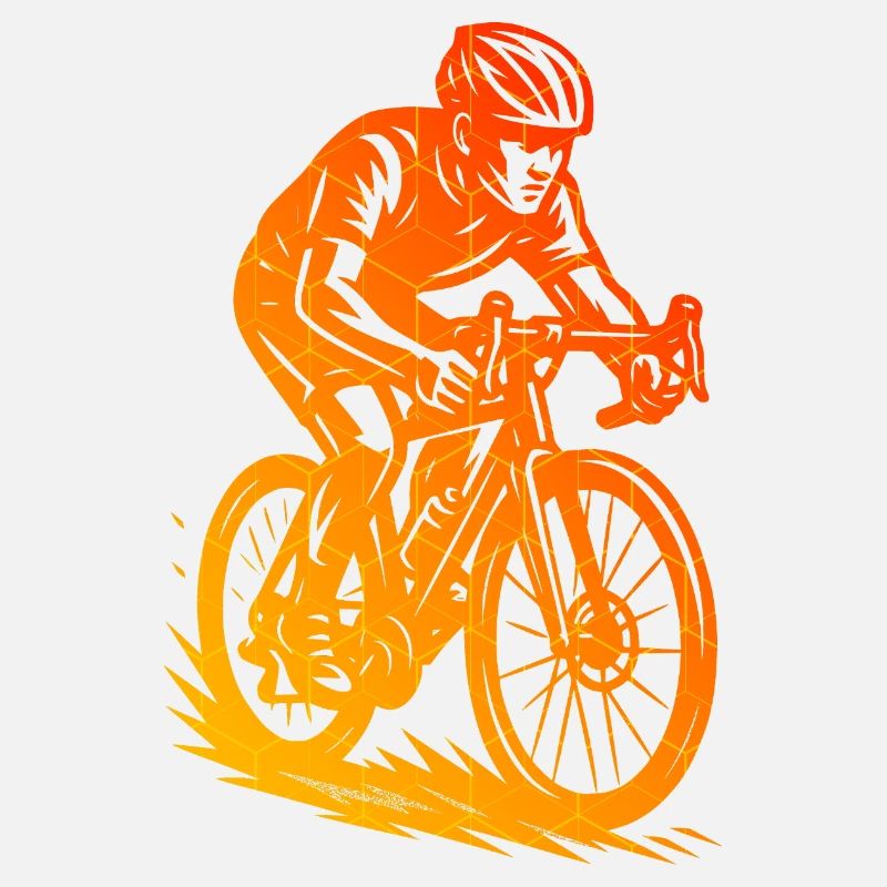Motif clair de vélo de route pour chaque jour