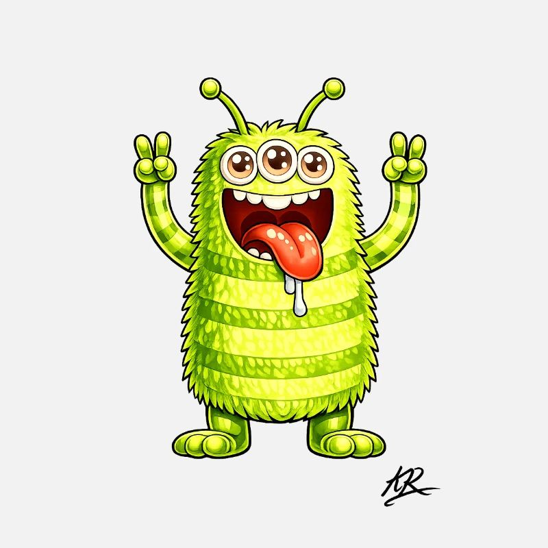 Monster-Neon-Borsten-Datei