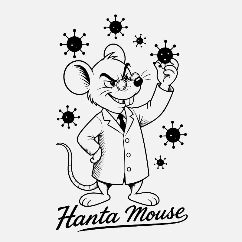 Hanta Mouse Dessin animé rétro