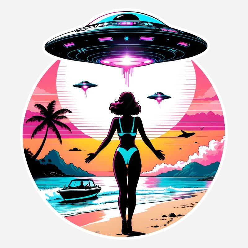 Invasion extraterrestre à la plage.