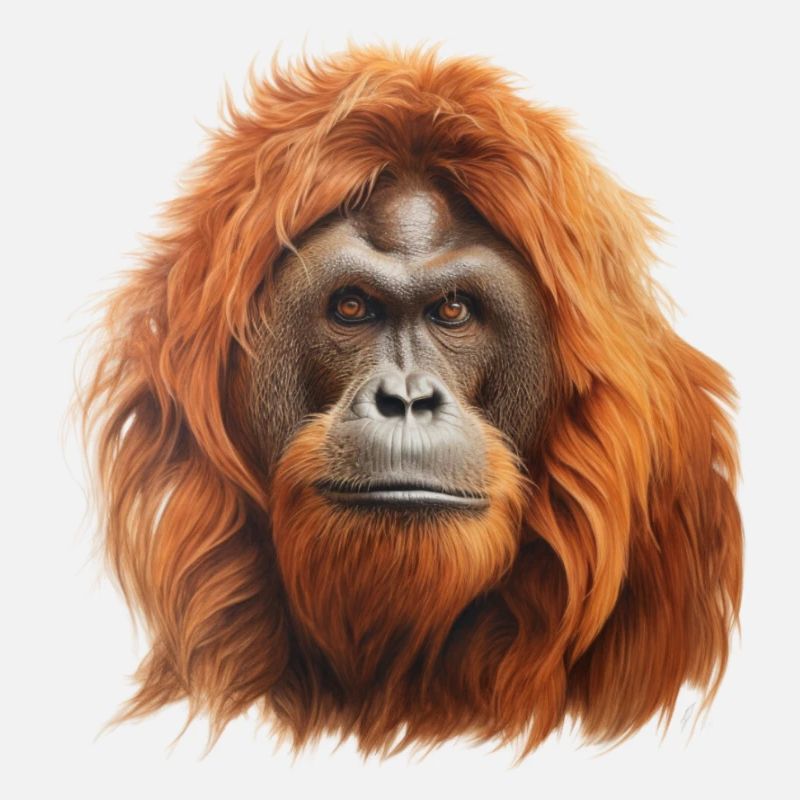 The Bornean orangutan