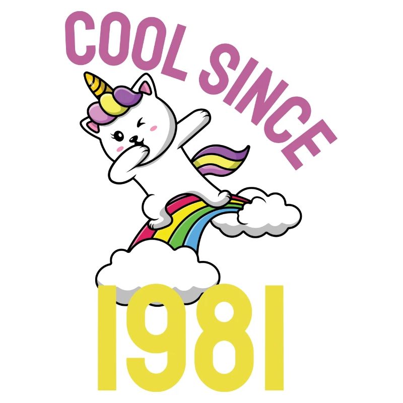 Cool seit 1981 Dabbing Katze 41. Geburtstag