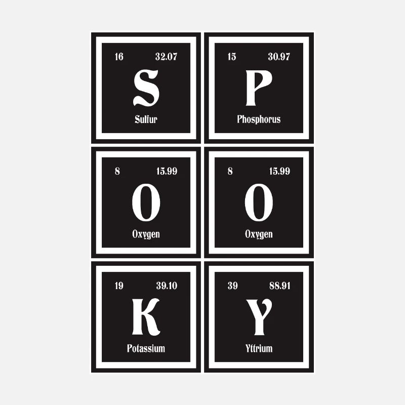 Spooky - Periodensystem der Elemente
