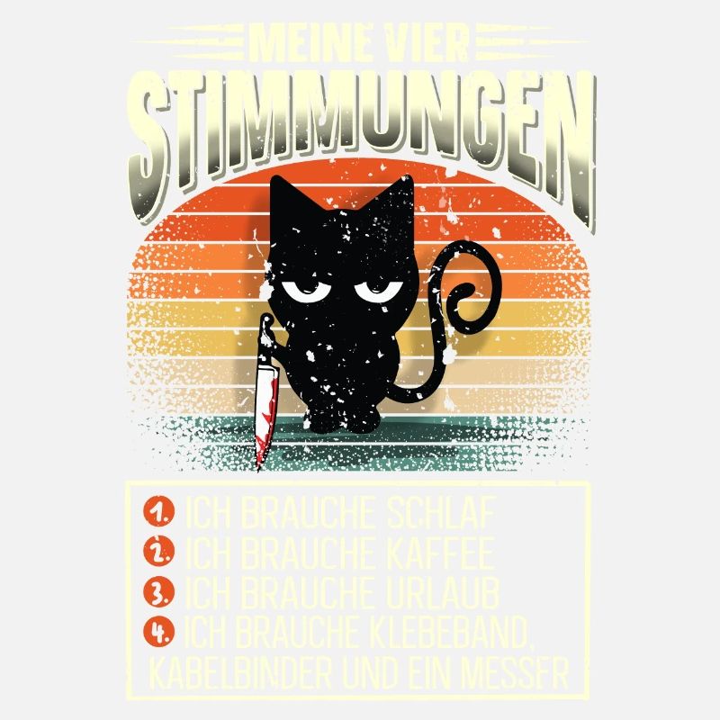 Meine Vier Stimmungen Katze Beruf Arbeit Menschen