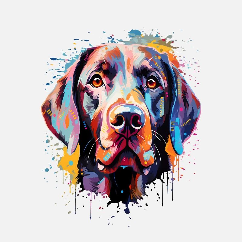 Labrador coloré