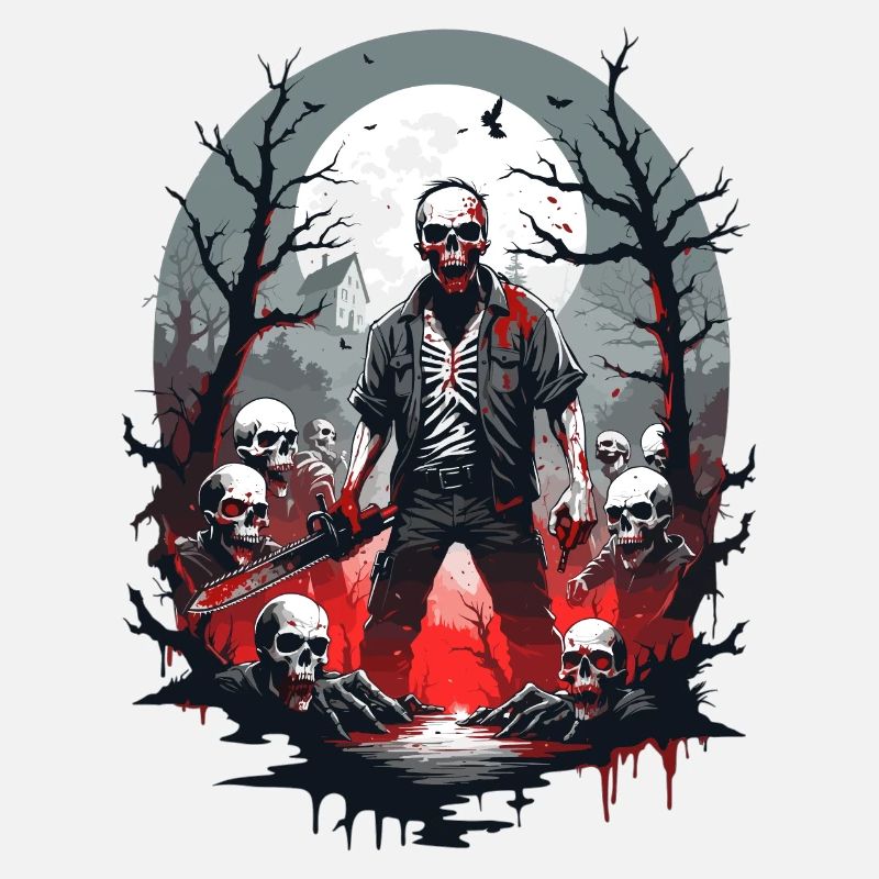 Squelette de zombie