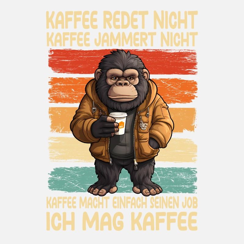Kaffee Rede Nicht Kaffee Jammert Nicht Gorilla