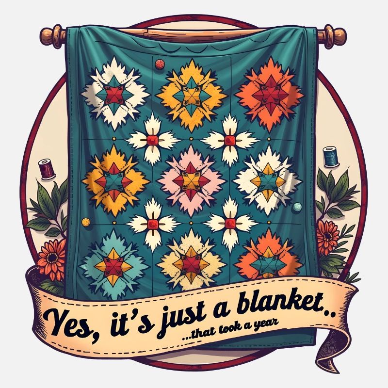 Quilting Sewing - Self-Sewn Blanket