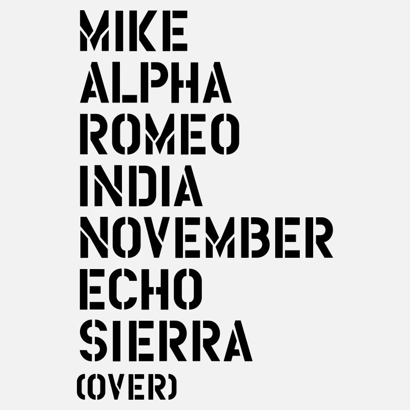 Mike Alpha Romeo India... over - MARINES