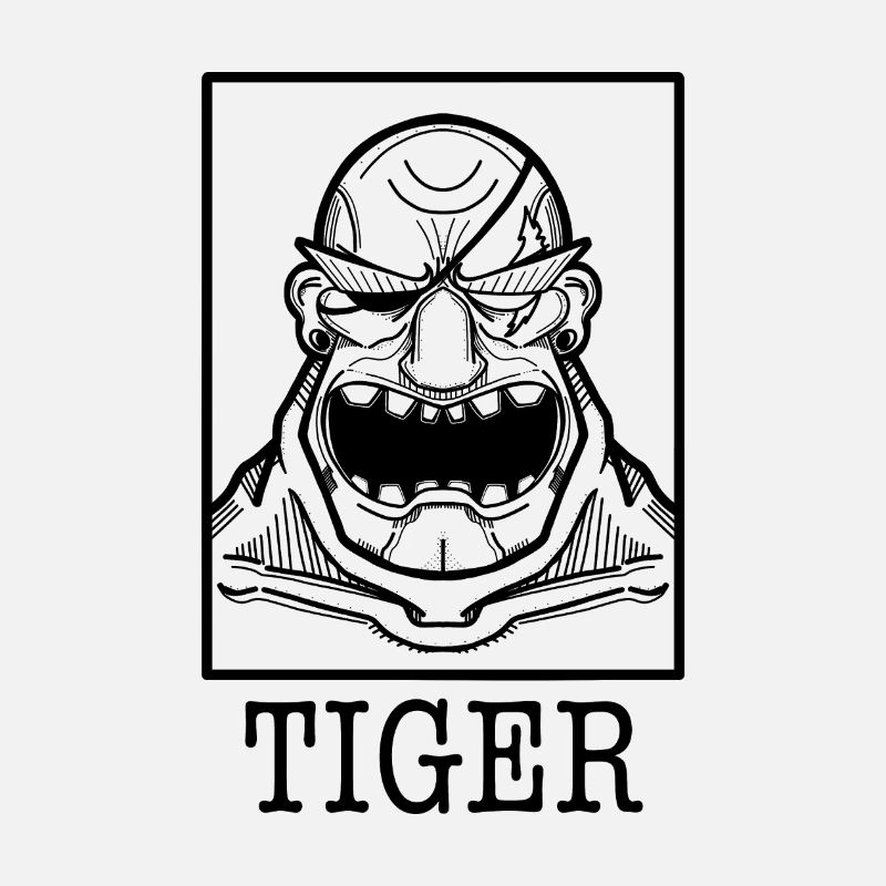 Tiger Rage - Monochrom Power