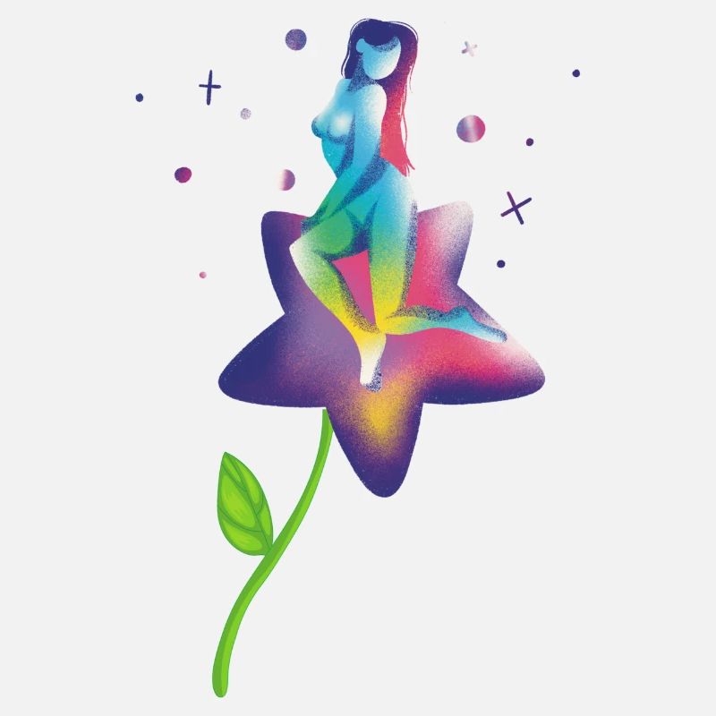 Rainbow Star Bloom