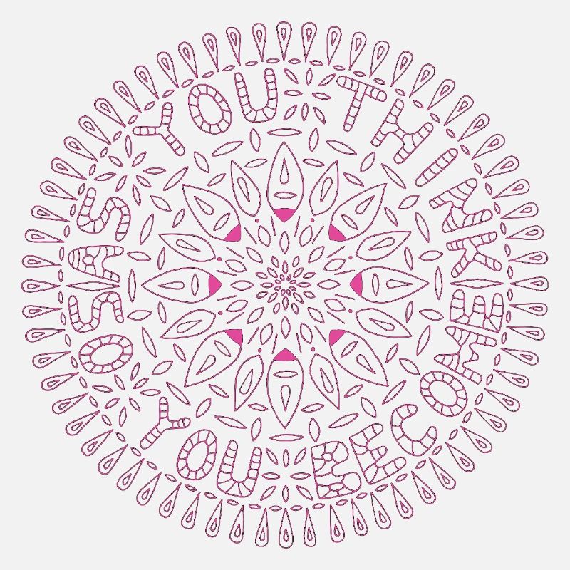 Comme vous le pensez Rosa - Mandala made with Love