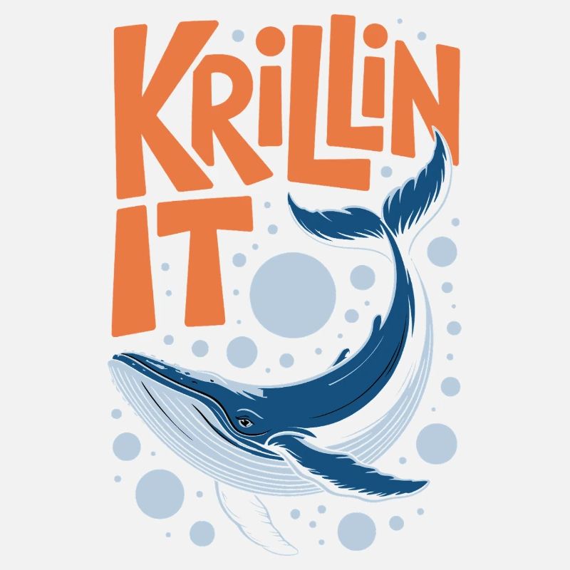 Funny Blue Whale Krillin It