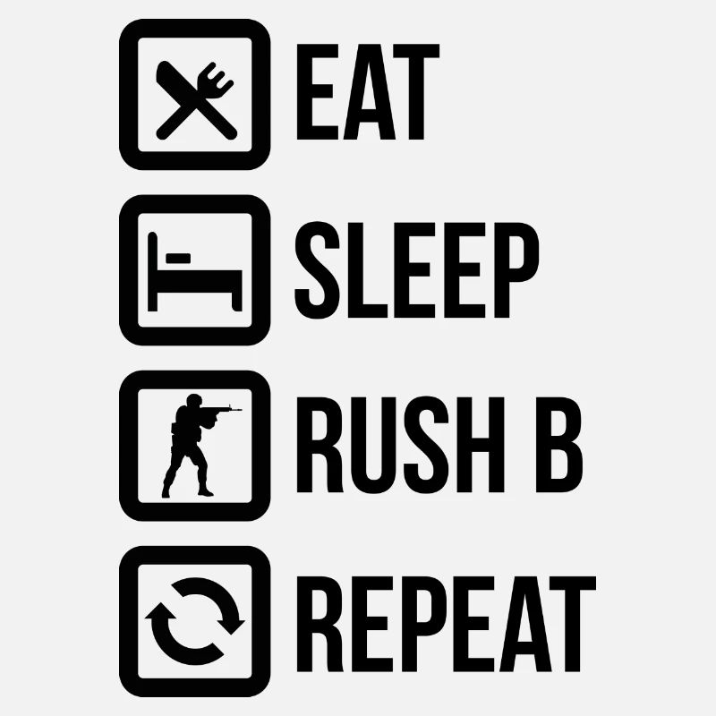 Mangez, dormez, Rush B et répéter!