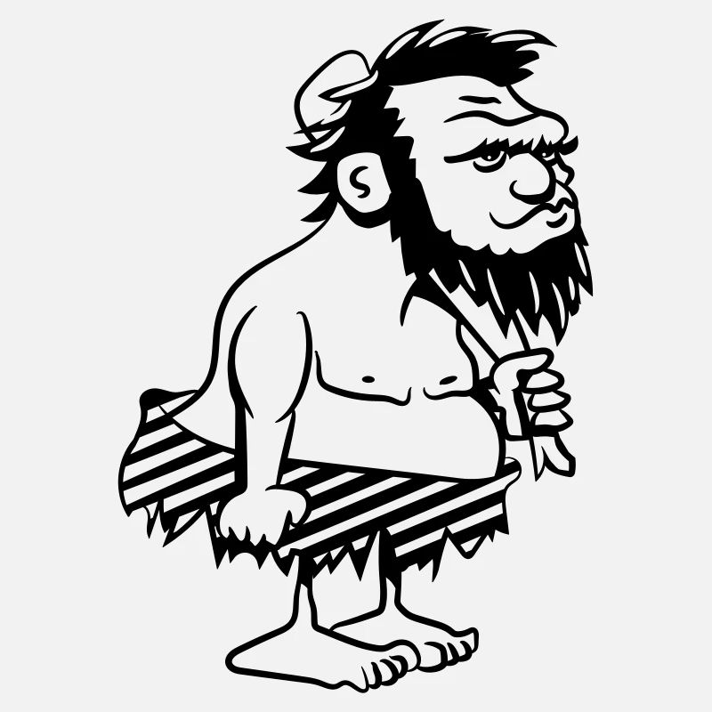 Caveman caveman funny pattern