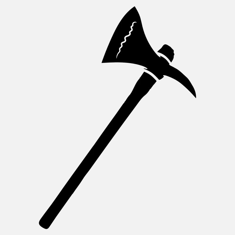 Hache noire Hulkfälleraxt Bûcheron Pioche du bois