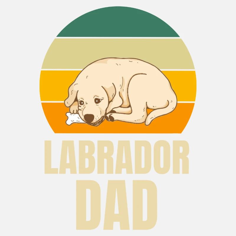 Retro Hunde Papa Labrador
