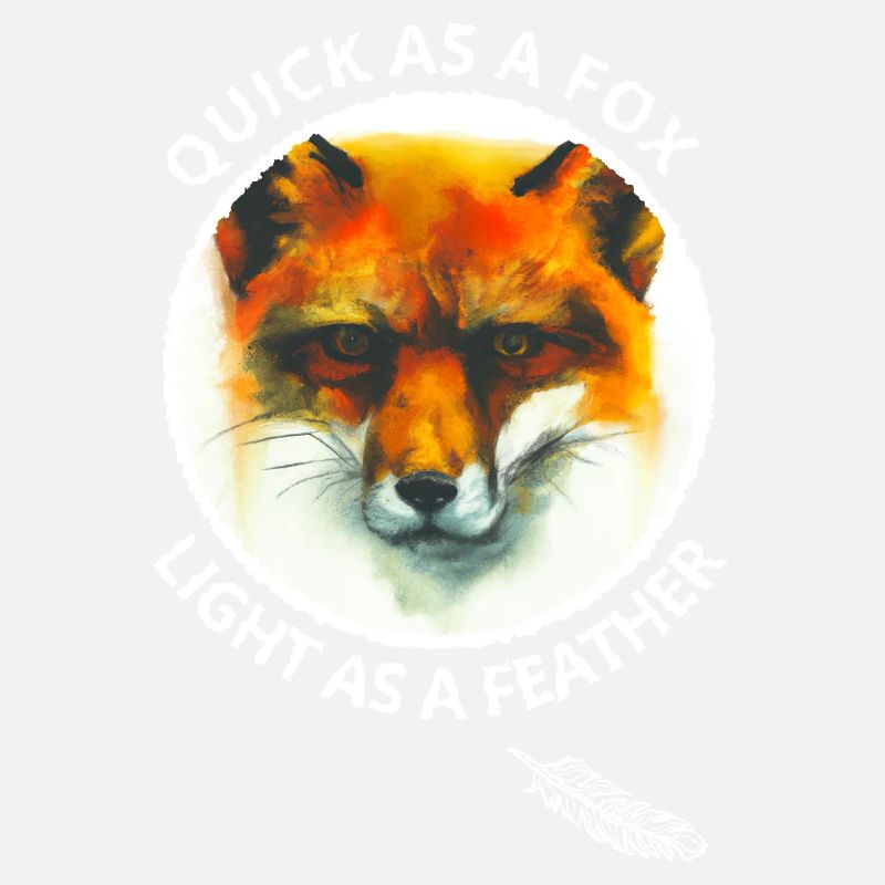 Quick Fox Light Feather Fox Fans Gift