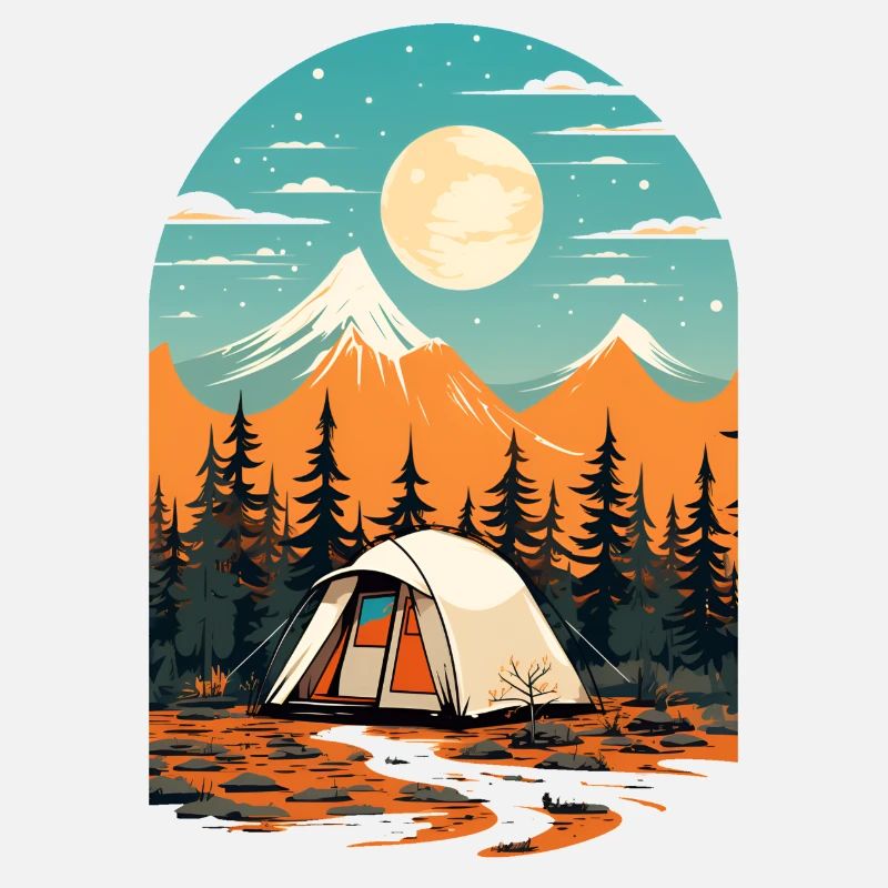 Retro Camping Design