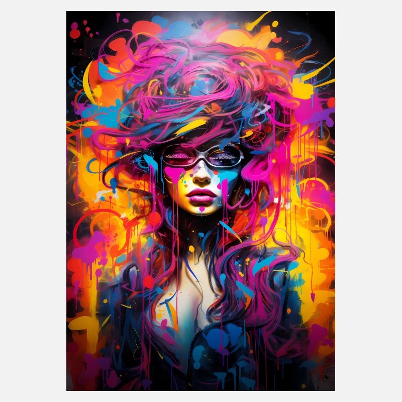 Fille graffiti