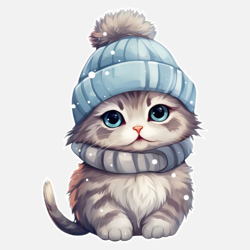 Winter Katze