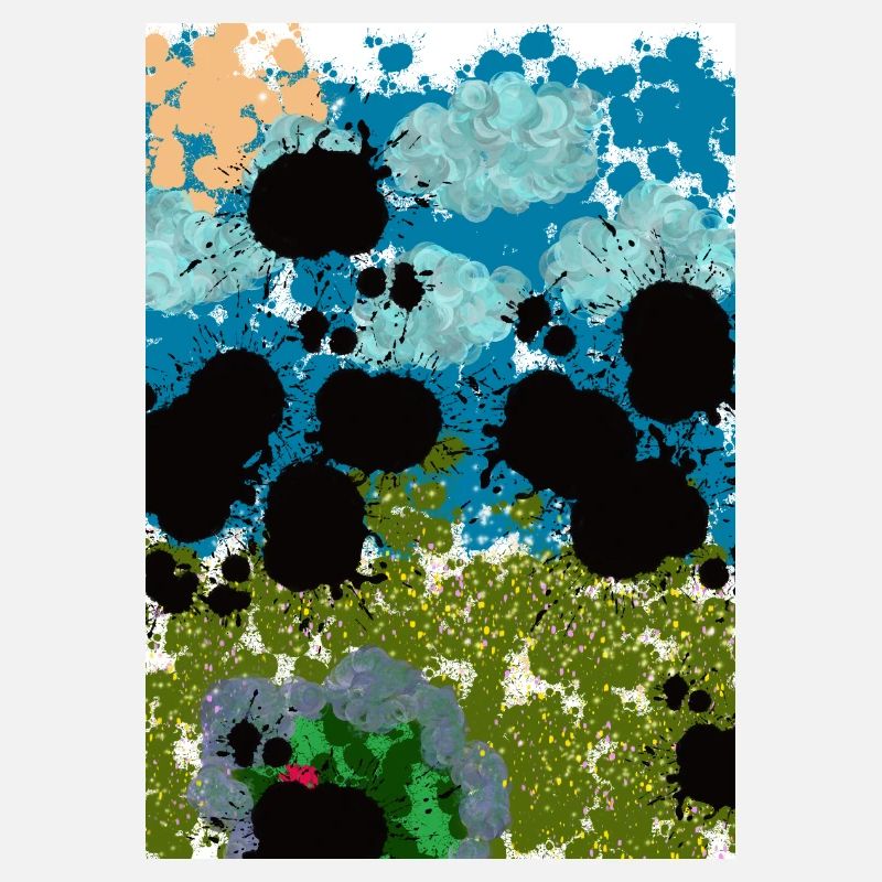 Étang abstrait