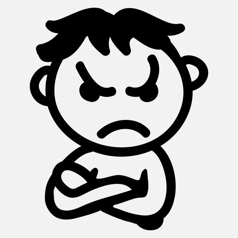 bad mood - line