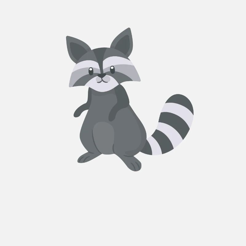 Süßer Waschbär