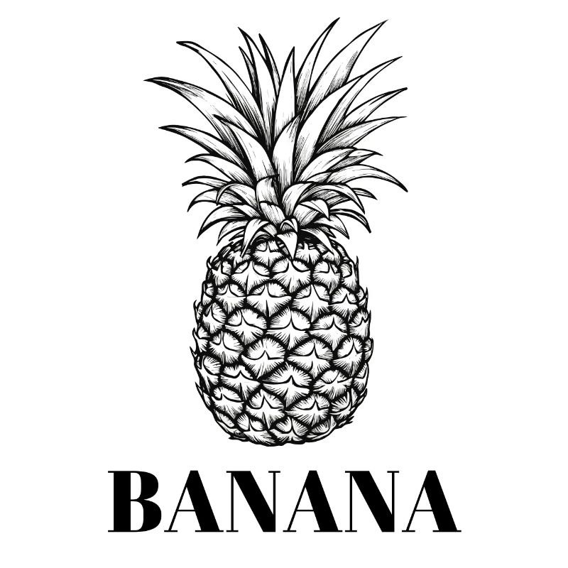 Banananas - Banane oder Ananas - Geschenk Party