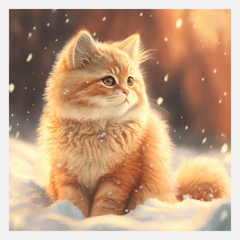 Chatons dans la neige