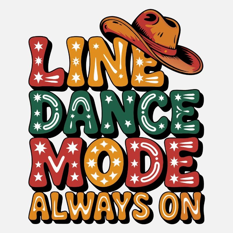 Always in line dance mode colorful LInedance design