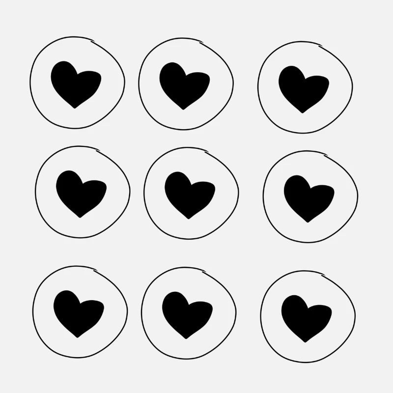 Heart Circle Hearts Shape Love Pattern