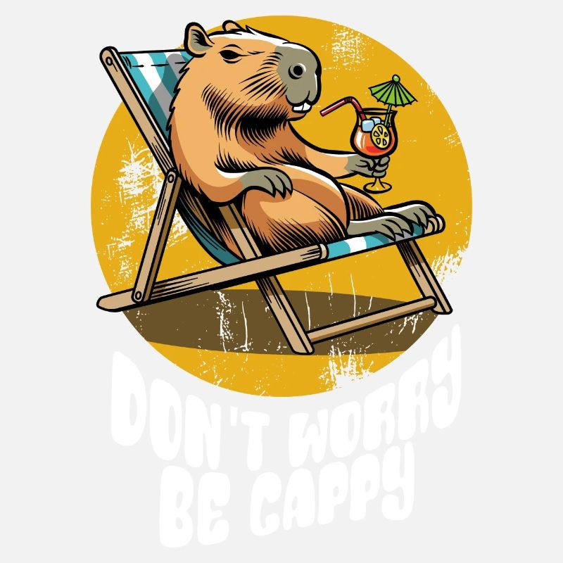 Don't worry be Cappy - Capybara - Holiday