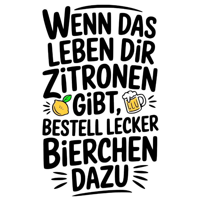 Wenn Zitrone dann lecker Bierchen
